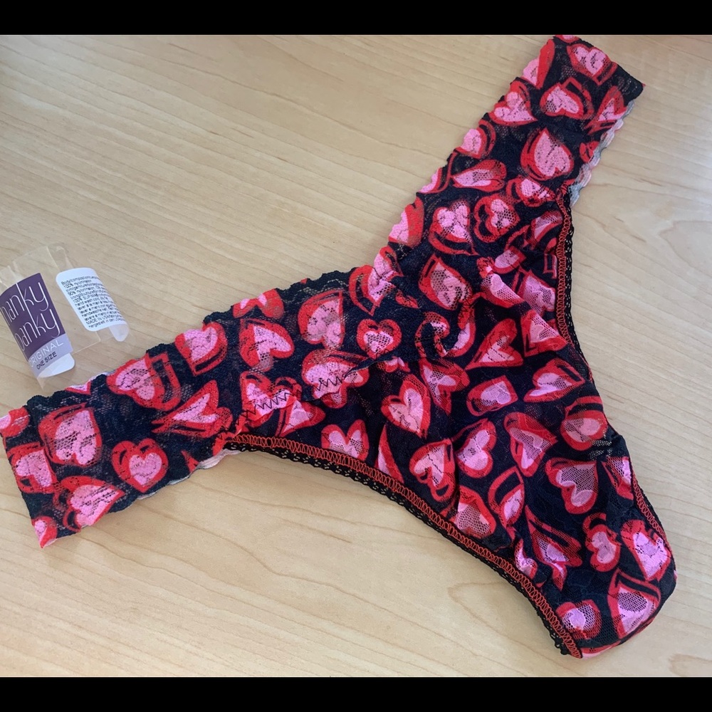 Sexy heart pattern hanky panky thong brand new